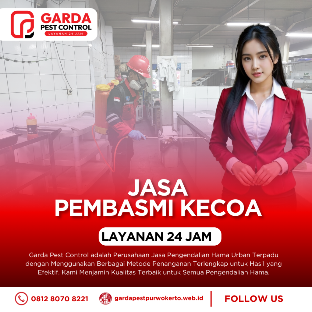 Jasa Pembasmi Kecoa di Purwokerto Terpopuler No.1