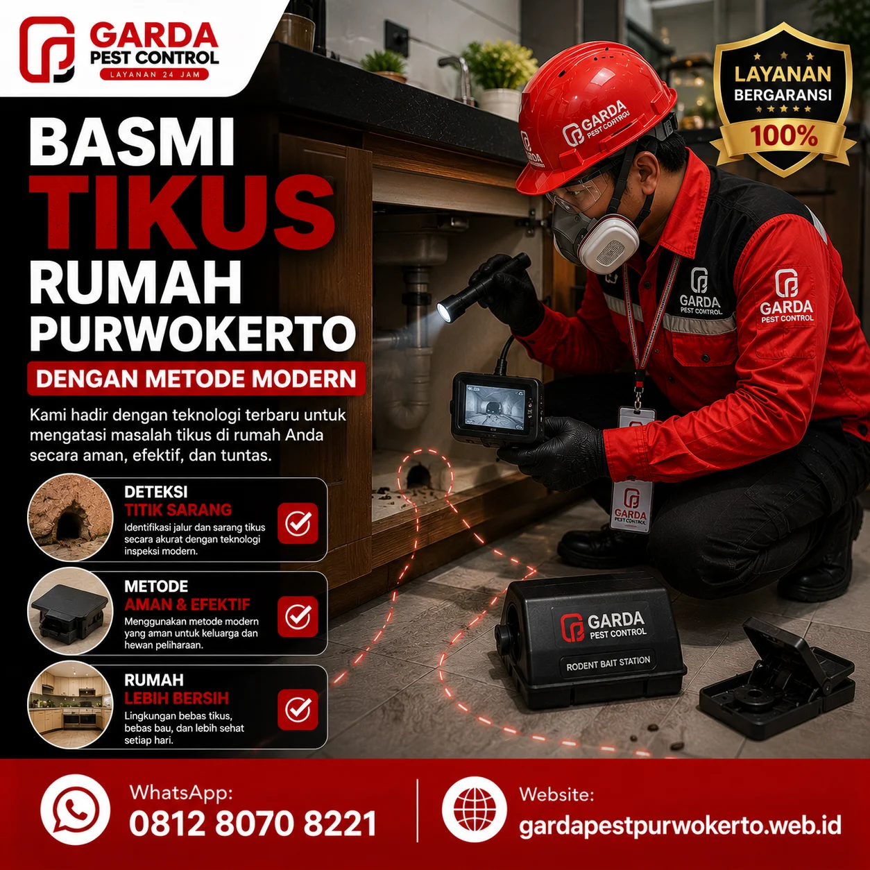 Jasa Pengendali Hama Tikus di Purwokerto Harga Murah Berpengalaman