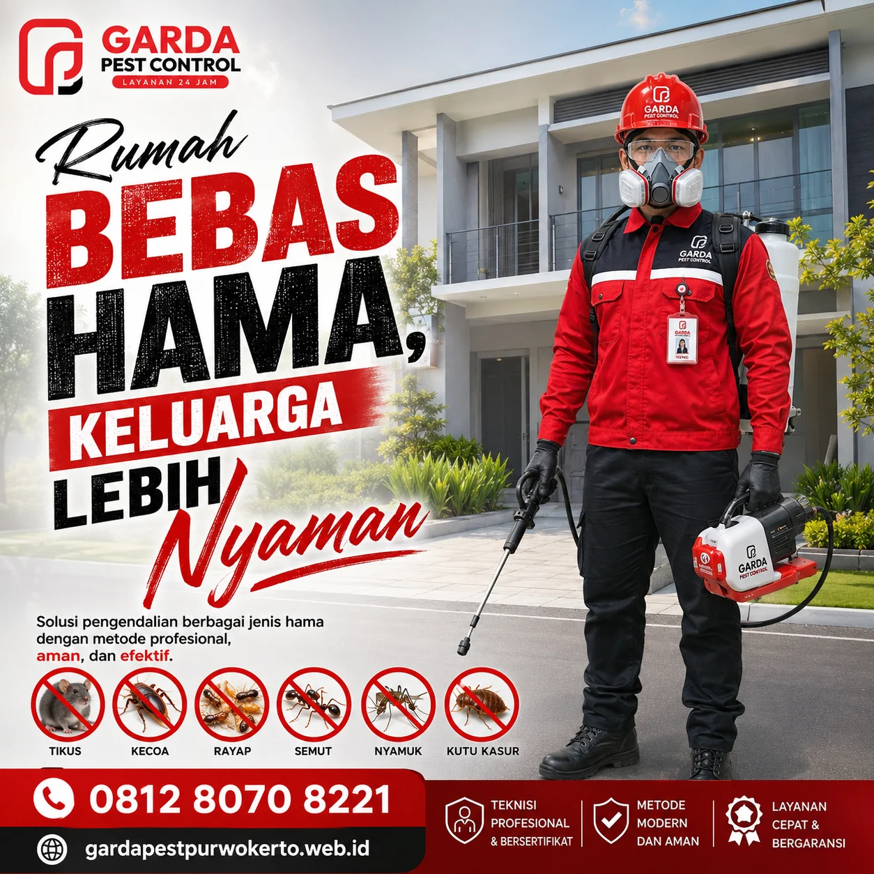 Pest Control Ramah Lingkungan Purwokerto