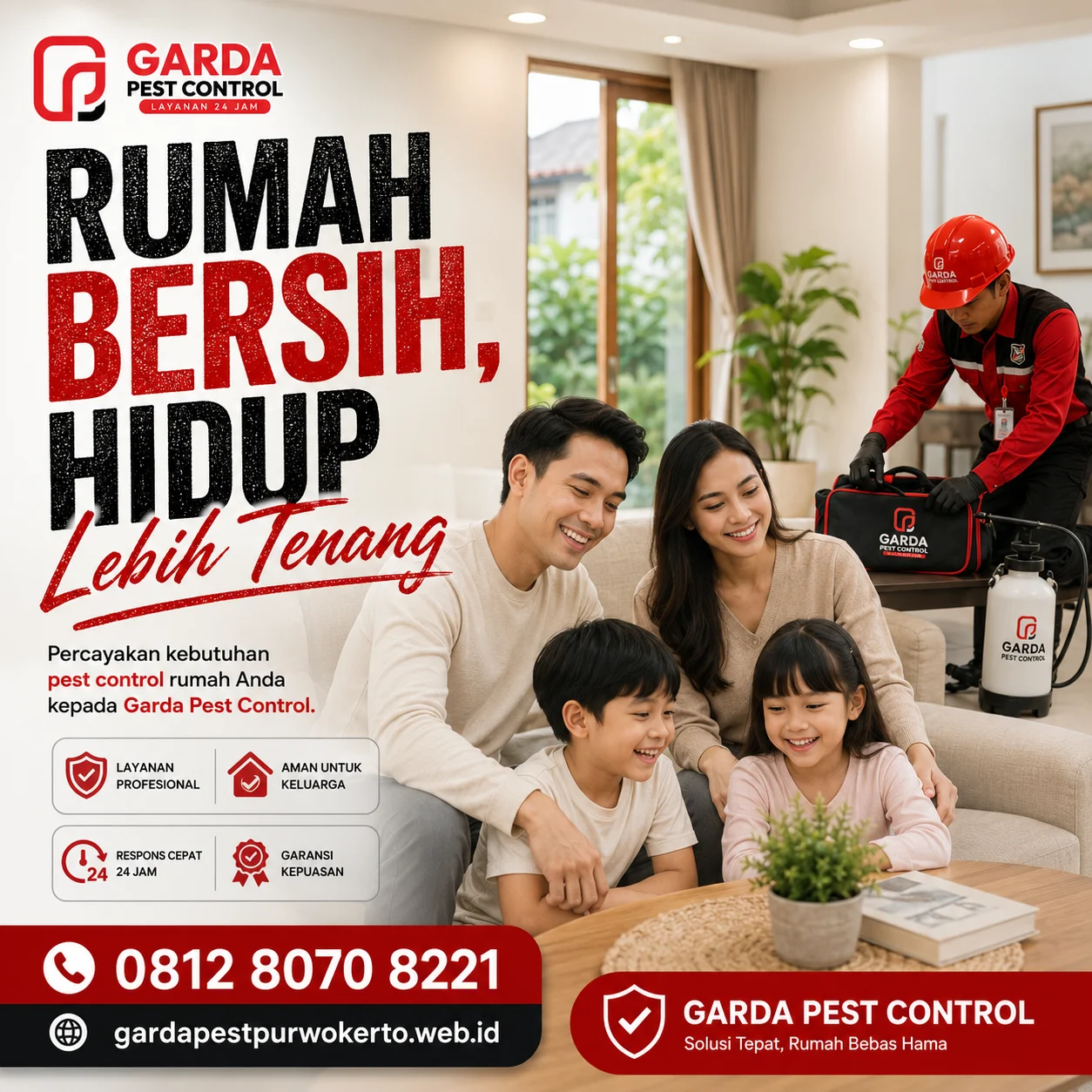 Jasa Pest Control Rumah Purwokerto
