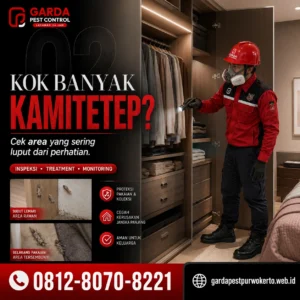 Biaya Jasa Pembasmi Kamitetep Purwokerto
