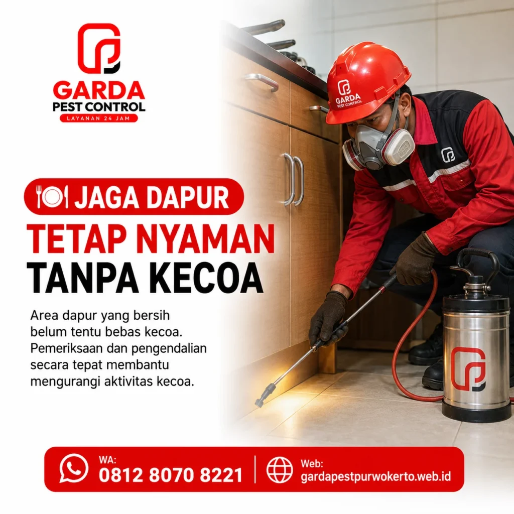 Tukang Basmi Pest Control Kecoa di Purwokerto Terdekat Profesional Cepat