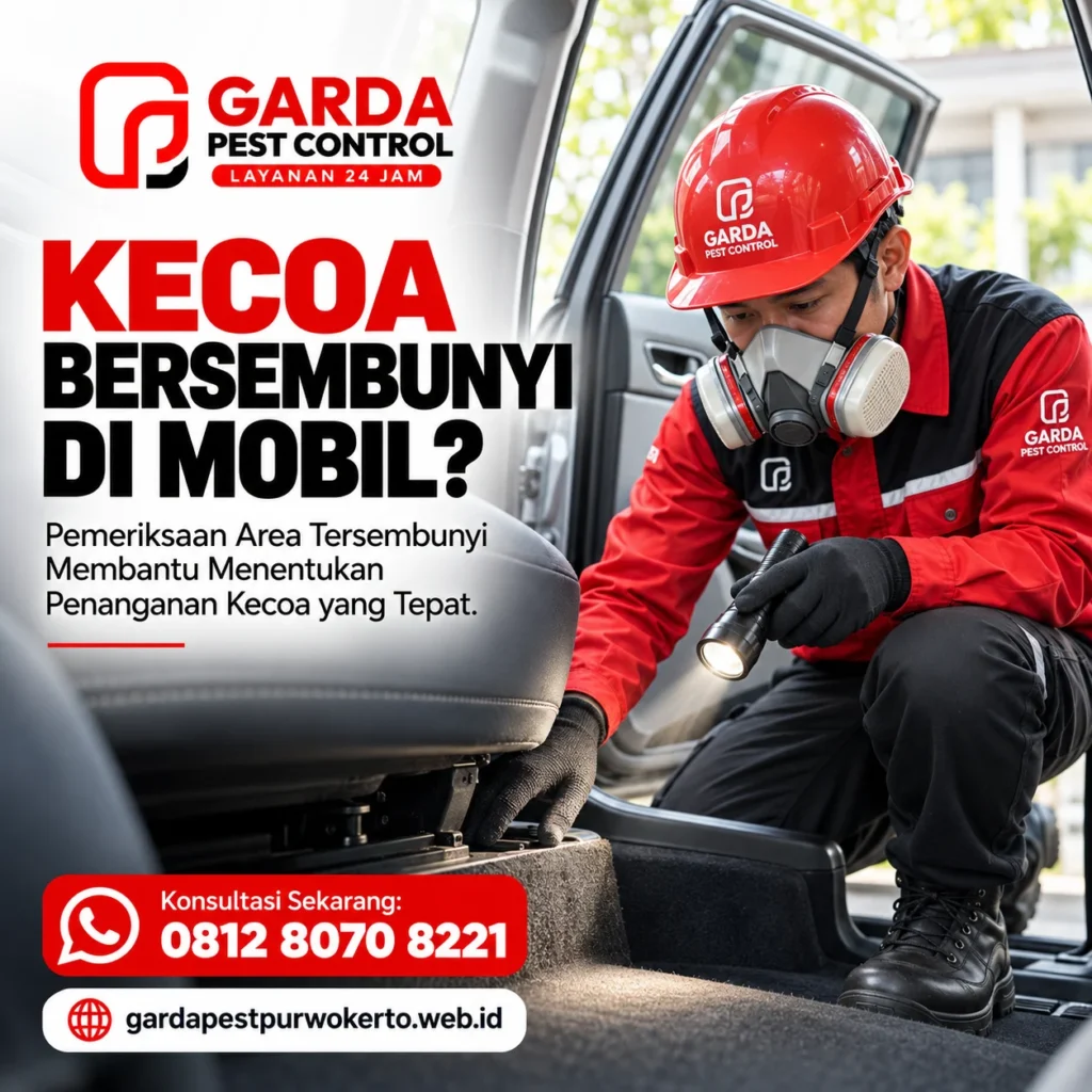 Biaya Basmi Kecoa Mobil Purwokerto dan Solusi Tuntas